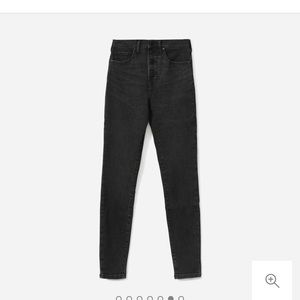 Everlane High rise skinny button fly